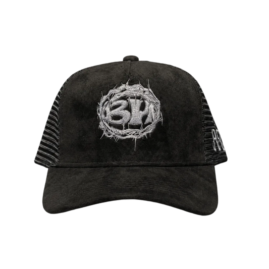 -Black- Trucker Cap