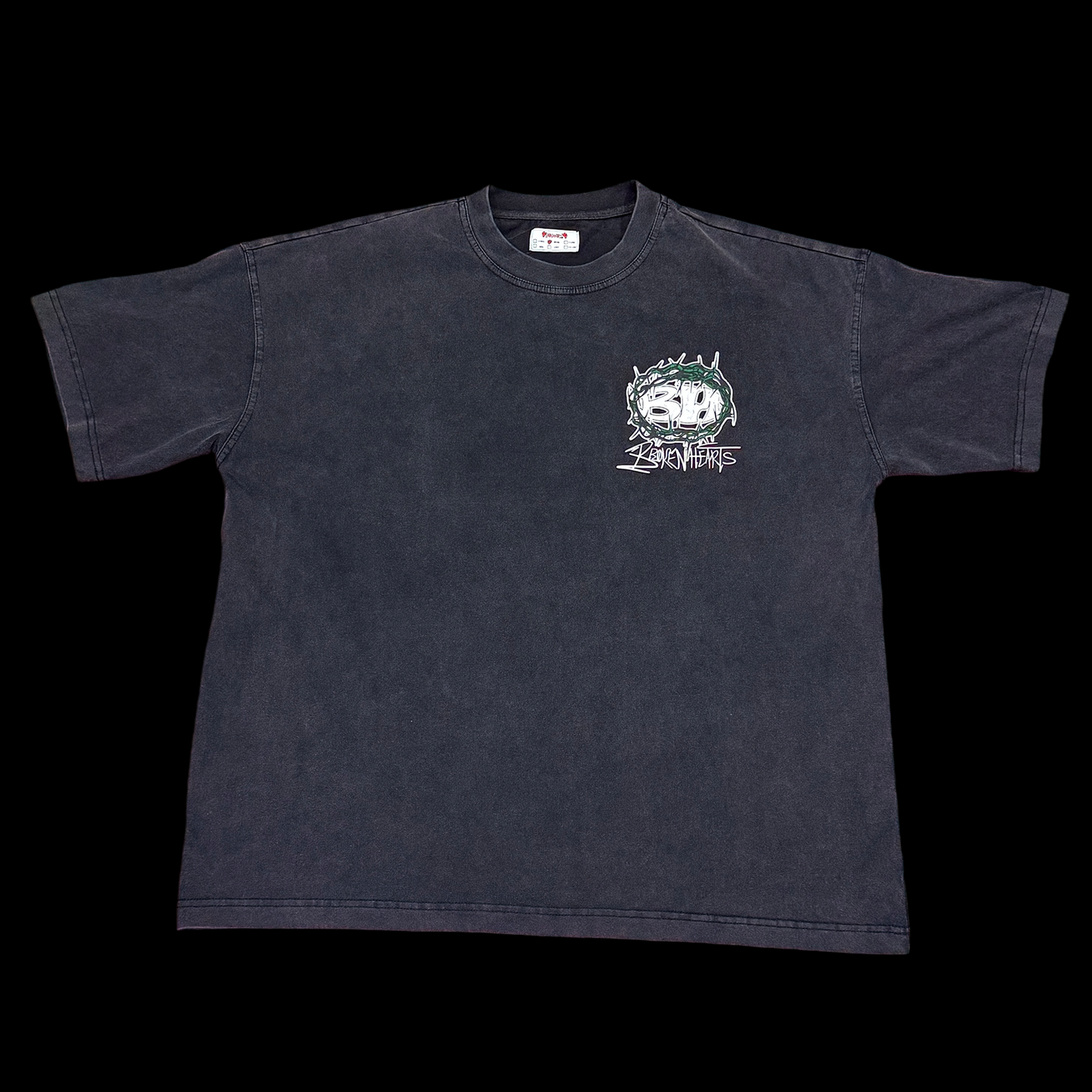 - BLACK BH THORN TEE -