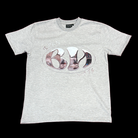 - GREY CHROME BH TEE -